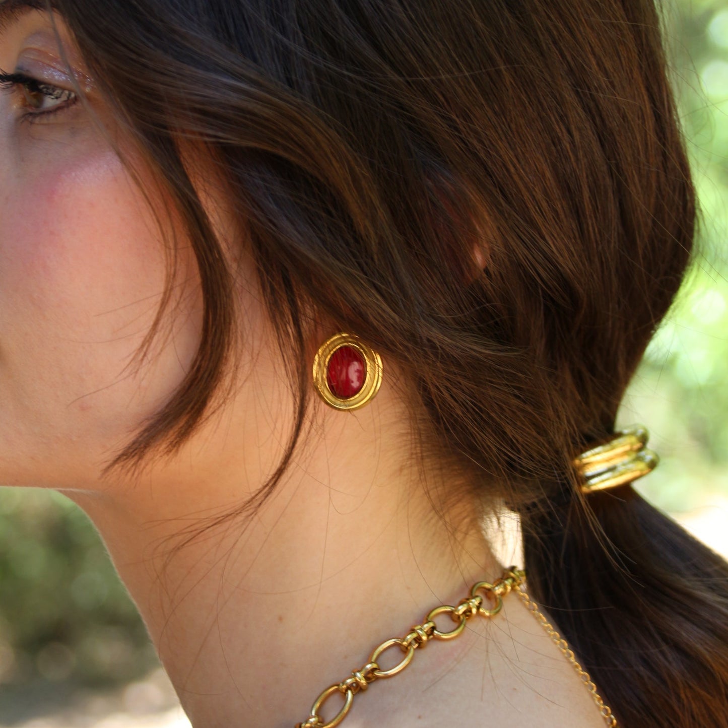 Ruby Earrings
