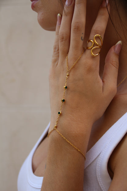 Emerald Handchain